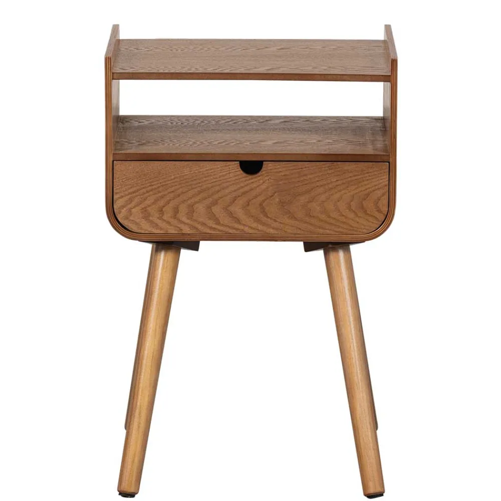 Wohnen Design Nachtkonsole im Holzlook Natur - Paytona