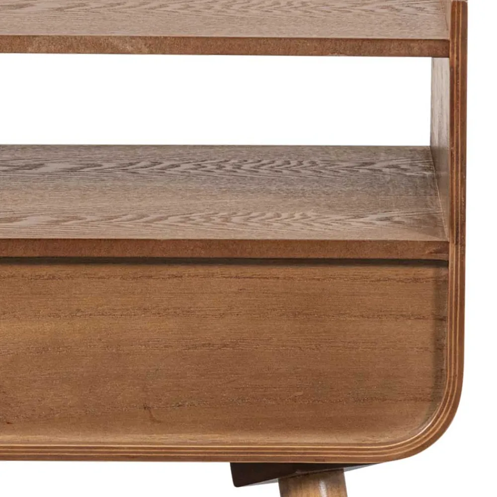 Wohnen Design Nachtkonsole im Holzlook Natur - Paytona