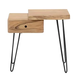 Wohnen Kommoden|Nachttische*Design Nachttisch für rechte Bettseite Nufreda mit Schublade