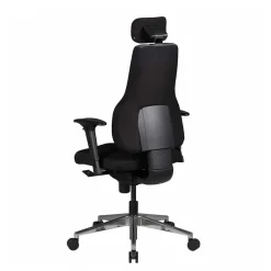 Wohnen Design Office Schreibtischstuhl in Schwarz & Grau - Tyrone