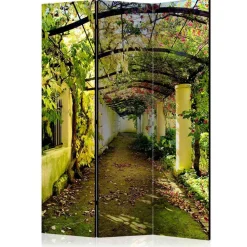 Wohnen Paravents|Wohnzimmer-Regale*Design Paravent Laubengang im Garten - Sulliva