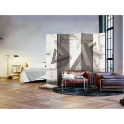 Wohnen Paravents*Design Paravent Raumteiler in Grau - Reminon