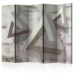 Wohnen Paravents*Design Paravent Raumteiler in Grau - Reminon