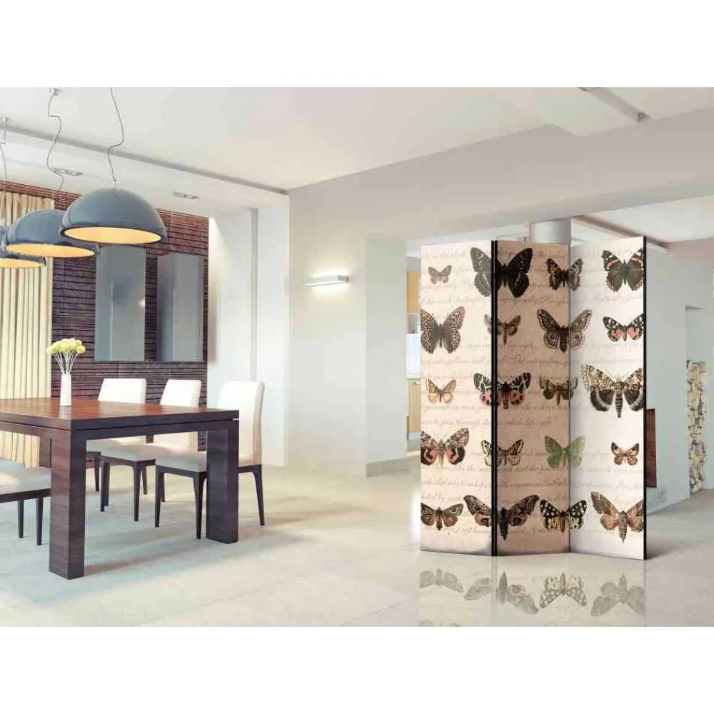 Kinder Wohnen Design Paravent Schmetterlinge & Motten - Sina