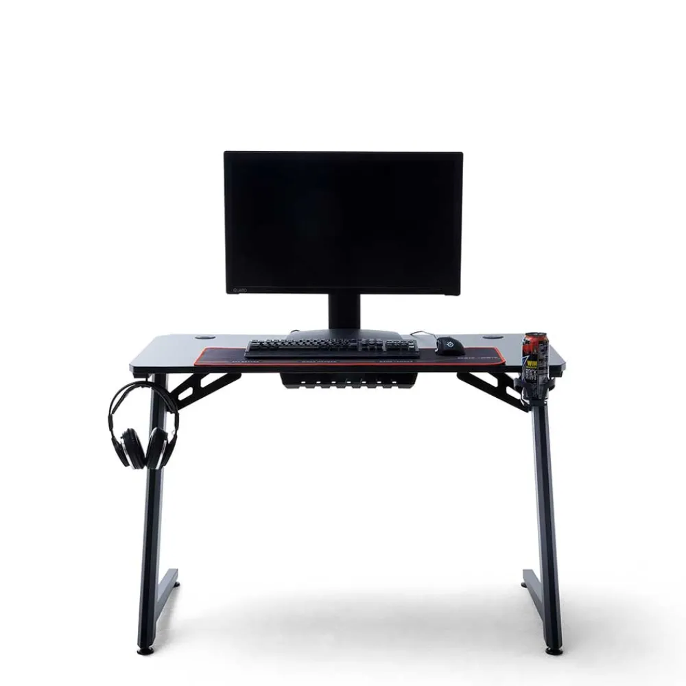 Wohnen Bürotische*Design PC Computertisch in Schwarz - Aribert