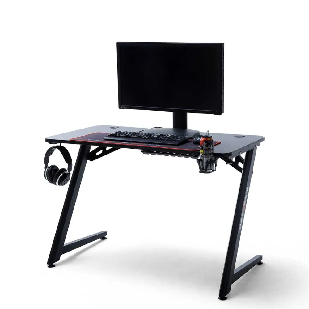 Wohnen Bürotische*Design PC Computertisch in Schwarz - Aribert