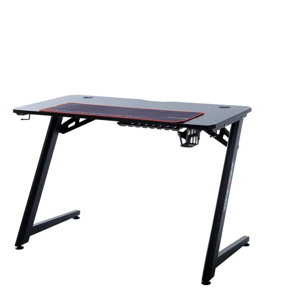 Wohnen Bürotische*Design PC Computertisch in Schwarz - Aribert