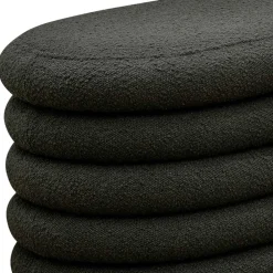 Wohnen Küchenbänke|Esszimmerbänke*Design Polsterbank in Anthrazit Boucle - Idris