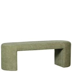 Wohnen Esszimmerbänke|Sitzbank*Design Polsterbank in Oliv Grün Chenille - Baverly