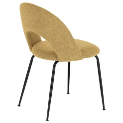 Wohnen Küchenstühle|Esszimmerstühle*Design Polsterstühle in Gelb - Veneziana (4er Set)