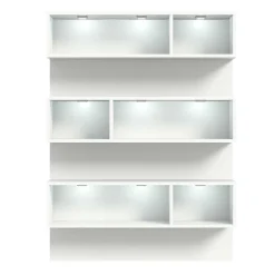 Wohnen Esszimmerregale|Wohnzimmer-Regale*Design Regal für Schuhe mit LED - Dany