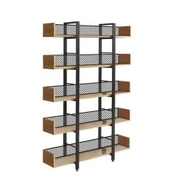 Wohnen Büro-Raumteiler|Esszimmerregale*Design Regal mit fünf Böden - Gonya