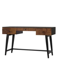 Wohnen Massivholzmöbel|Jugendzimmertische*Design Schreibtisch aus Mangoholz und Palisander - Ondarroa