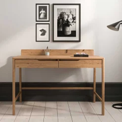 Wohnen Jugendzimmertische|Kinderschreibtische*Design Schreibtisch aus Massivholz Wildeiche - Laida