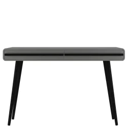 Wohnen Jugendzimmertische|Kinderschreibtische*Design Schreibtisch in Grau mit Schwarz - Pavias