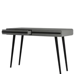 Wohnen Jugendzimmertische|Kinderschreibtische*Design Schreibtisch in Grau mit Schwarz - Pavias