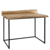 Wohnen Bürotische|Schminktische*Design Schreibtisch mit Naturkanten aus Akazie - Ilmany