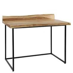 Wohnen Bürotische|Schminktische*Design Schreibtisch mit Naturkanten aus Akazie - Ilmany