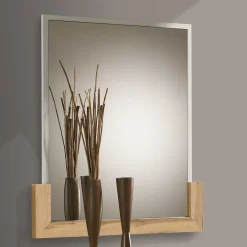 Wohnen Diele Komplett*Design Schuhkommode & Spiegel Set - Ryus (zweiteilig)