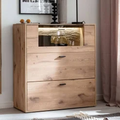 Wohnen Design Schuhkommode in Wildeiche Optik - Vapposia