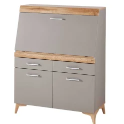 Wohnen Esszimmerschränke|Highboards*Design Sekretär in Grau & Eiche NB - Zella