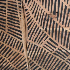 Wohnen Design Sideboard aus Akazienholz mit Schnitzerei - Merlan