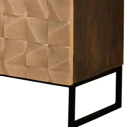 Wohnen Küchenschränke|Designermöbel*Design Sideboard in Bronze und Mango Natur - Bensez