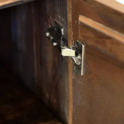 Wohnen Küchenschränke|Designermöbel*Design Sideboard in Bronze und Mango Natur - Bensez