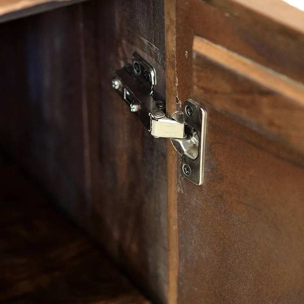 Wohnen Küchenschränke|Designermöbel*Design Sideboard in Bronze und Mango Natur - Bensez