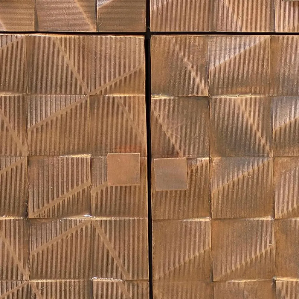 Wohnen Küchenschränke|Designermöbel*Design Sideboard in Bronze und Mango Natur - Bensez