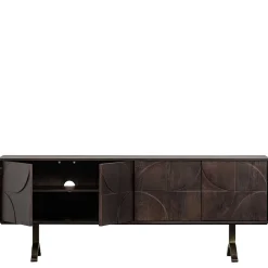 Wohnen Tv & Hifi-Möbel|Tv & Hifi-Möbel*Design Sideboard in Nussbaum aus Mango Holz - Pisino