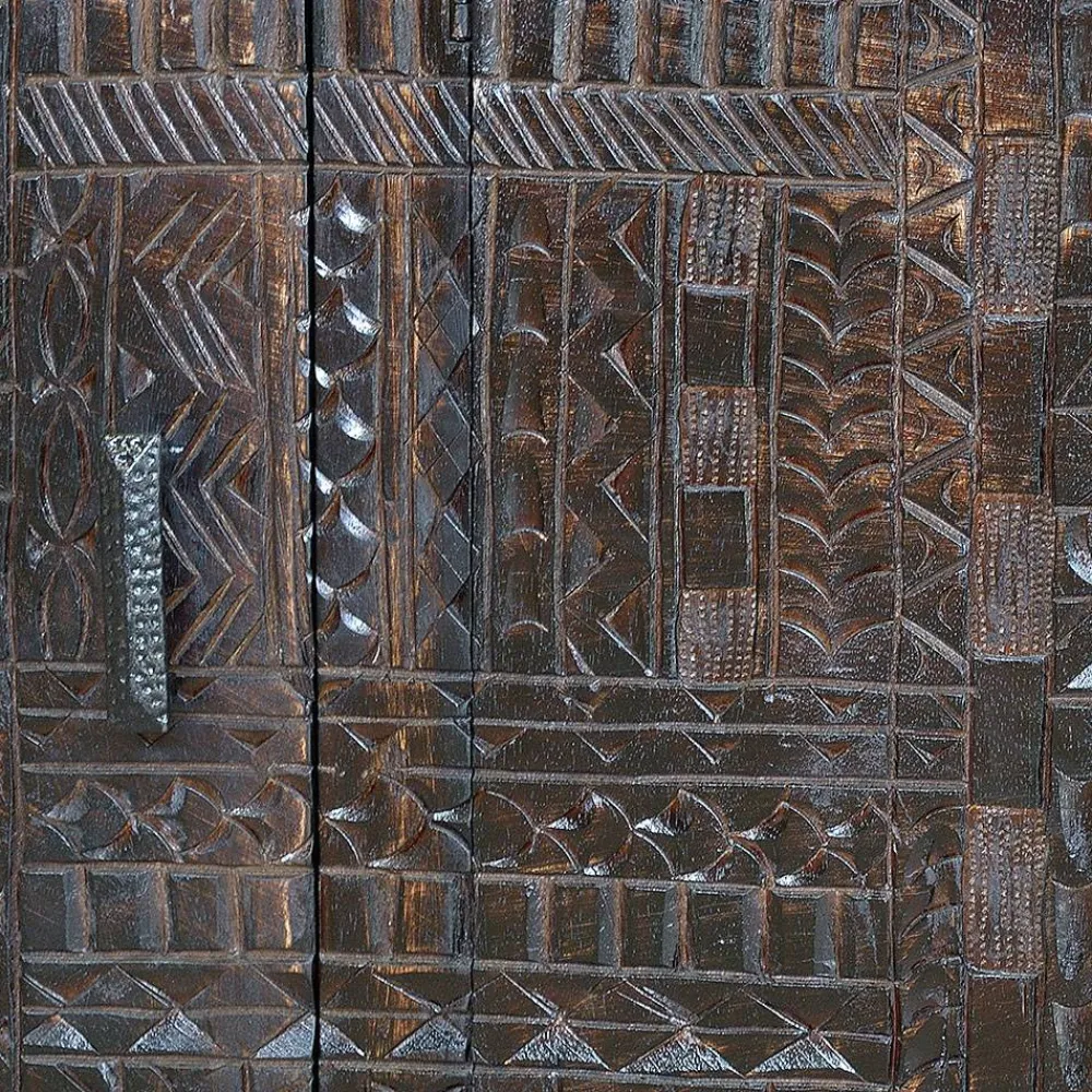 Wohnen Braune Möbel|Küchenschränke*Design Sideboard in Walnuss Braun - Solu