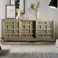 Wohnen Sideboards|Designermöbel*Design Sideboard mit Ethno Flair - Valuta