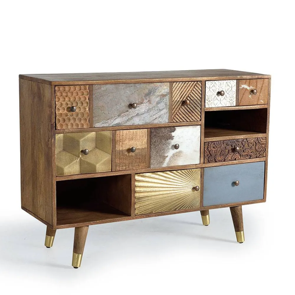 Wohnen Design Sideboard mit fünf Schubladen - Fina