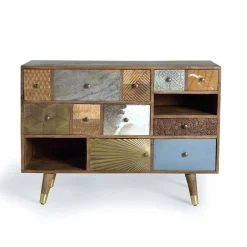 Wohnen Design Sideboard mit fünf Schubladen - Fina