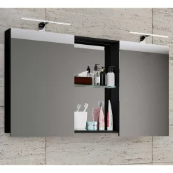 Wohnen Design Spiegelschrank mit 112cm Breite - Dorcano