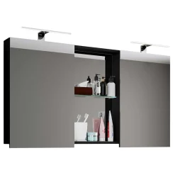 Wohnen Design Spiegelschrank mit 112cm Breite - Dorcano