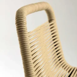 Wohnen Rattanmöbel*Design Stühle mit 62 cm Sitzhöhe - Henriette (4er Set)