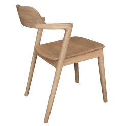 Wohnen Design Stuhl aus Sungkai Holz - Bottaro