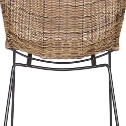 Wohnen Rattanmöbel*Design Stuhl Mevrinus aus Polyrattan (2er Set)