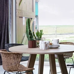 Wohnen Rattanmöbel*Design Stuhl Mevrinus aus Polyrattan (2er Set)