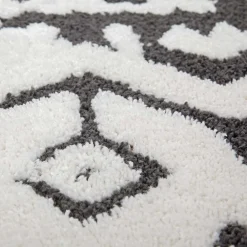 Wohnen Design Teppich mit Ethno Muster zweifarbig - Girona