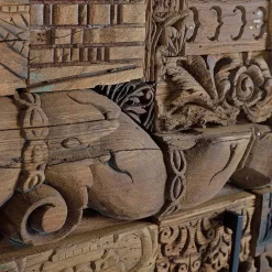 Wohnen Sideboards & Kommoden|Orientalische Möbel*Design Türen-Kommode aus Mangoholz rustikal - Lacid