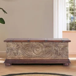 Wohnen Design Truhe im orientalischen Stil - Sharkona