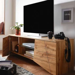 Wohnen Sideboards & Kommoden|Tv & Hifi-Möbel*Design TV Board in Eiche Optik - Senba
