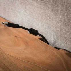 Wohnen Design TV Board mit Lamellen Schiebetüren - Janana