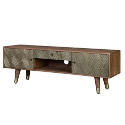 Wohnen Tv & Hifi-Möbel|Tv & Hifi-Möbel*Design TV Kommode aus Mangoholz und Metall - Filurina