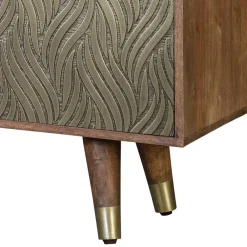 Wohnen Tv & Hifi-Möbel|Tv & Hifi-Möbel*Design TV Kommode aus Mangoholz und Metall - Filurina