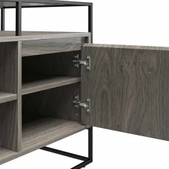 Wohnen Sideboards & Kommoden|Sideboards & Kommoden*Design TV Kommode in Eiche Grau - Midland