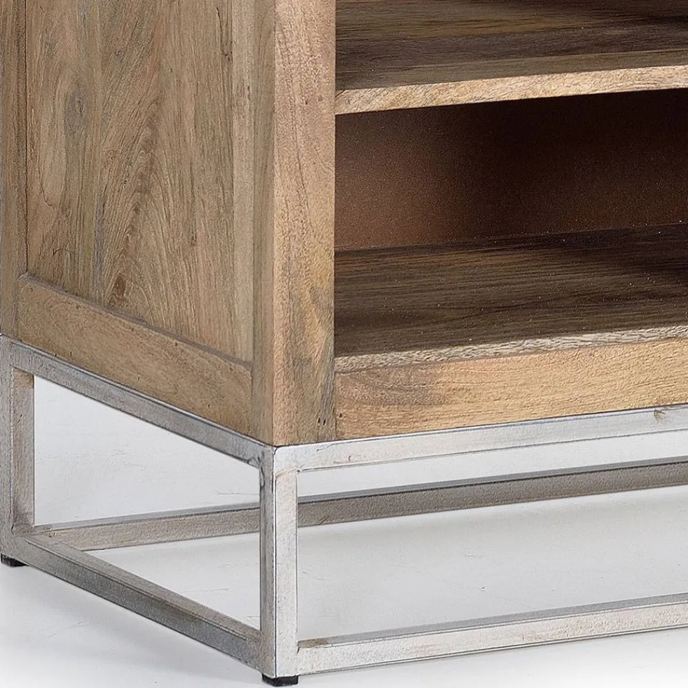 Wohnen Design TV Lowboard aus Mangobaum Massivholz - Valuta